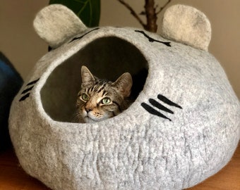 human sized cat cave