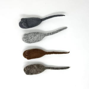 Wool mouse cat toy