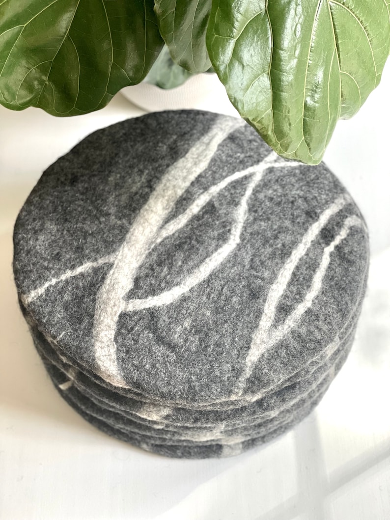 Large Wool Chair Cushion/ Wool Chair Pad/ Round Chair Etsy