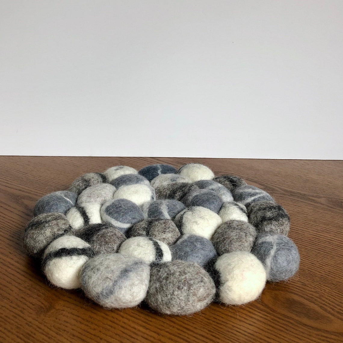 Felted Ball Trivet For Hot Dishes/ 100 Wool Trivet/ Felted Etsy