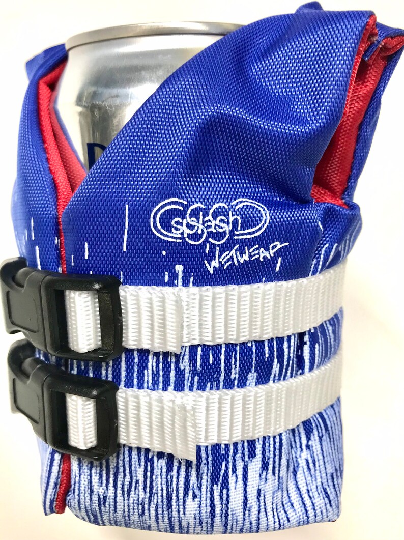 Mini Life Jacket Life Vest Beer Pop Can Hugger, Beverage Insulator