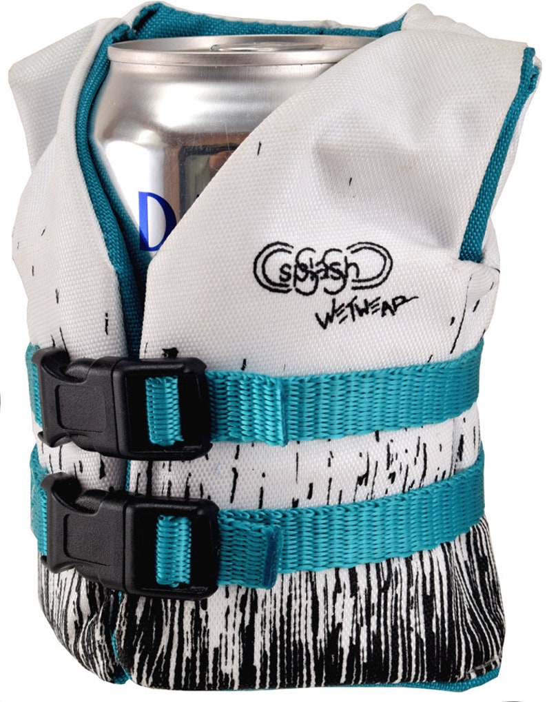 Sssplash Mini Life Jacket Beer Beverage Coozie Cooler Etsy Canada