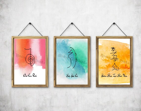 Reiki Reiki Symbols Cho Ku Rei Sei He Ki Hon Sha Ze Etsy