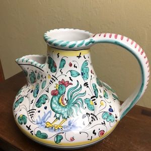Rare Vintage Majolica Pitcher/Vase