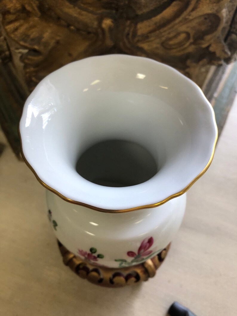 Beautiful Herend Flower Vase Etsy