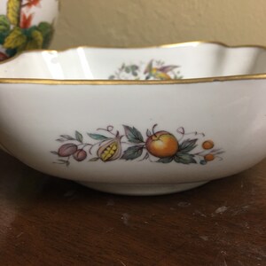 VTG Limoges Castel Square Scalloped Bowl