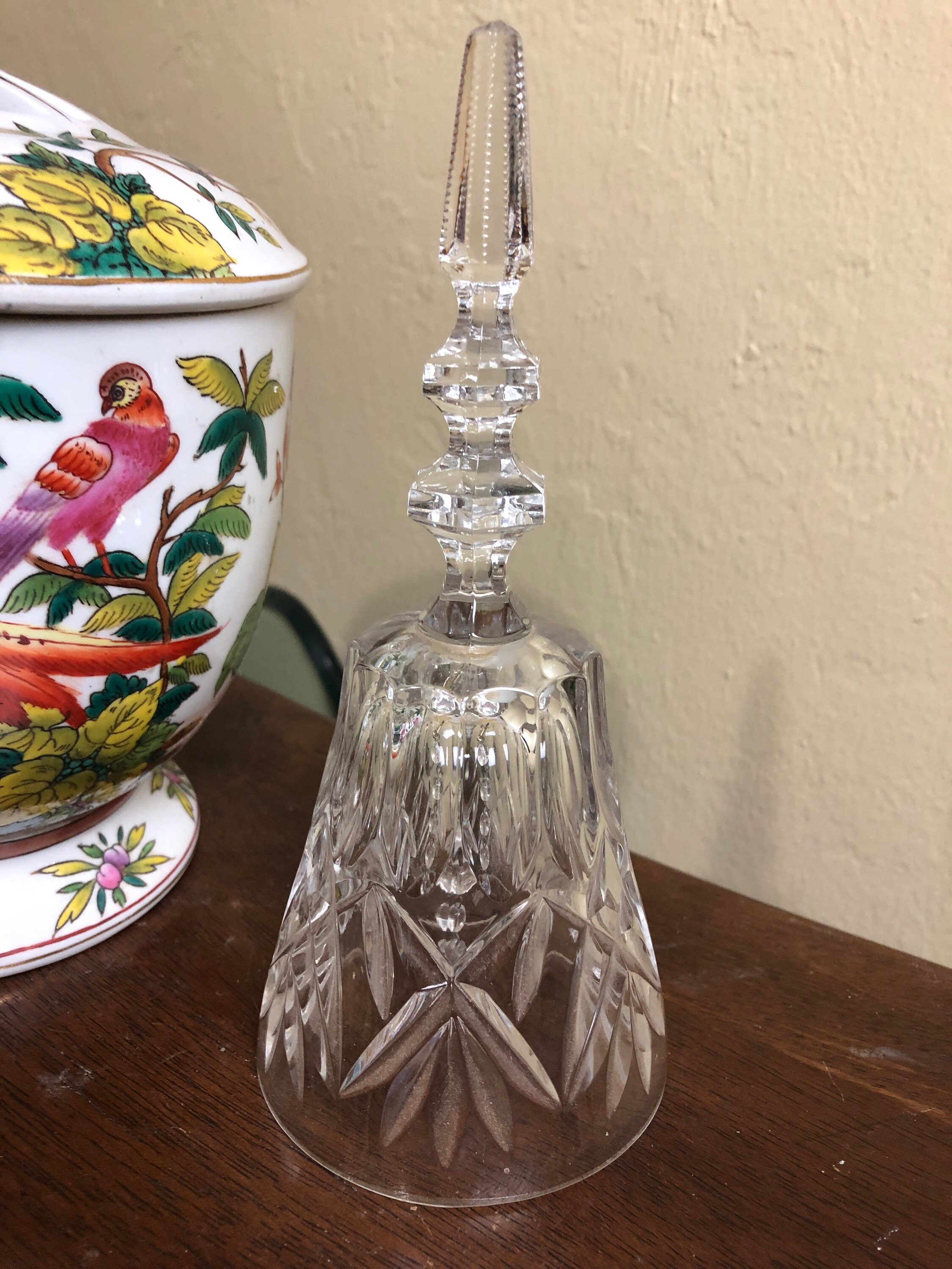 VTG Clear Cut 24 Lead Crystal Bell Etsy UK