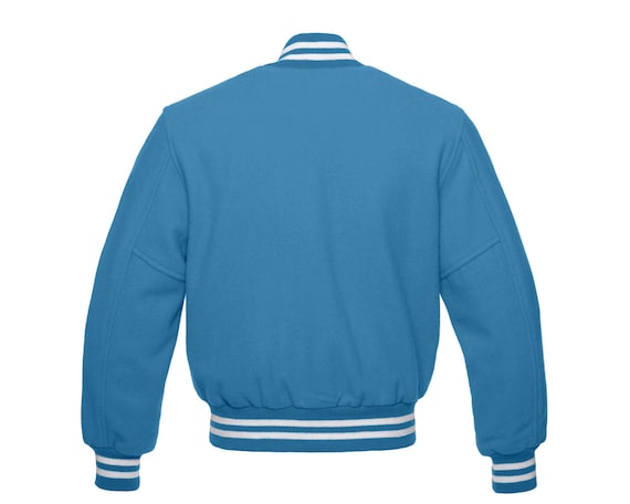Light blue top baseball jacket