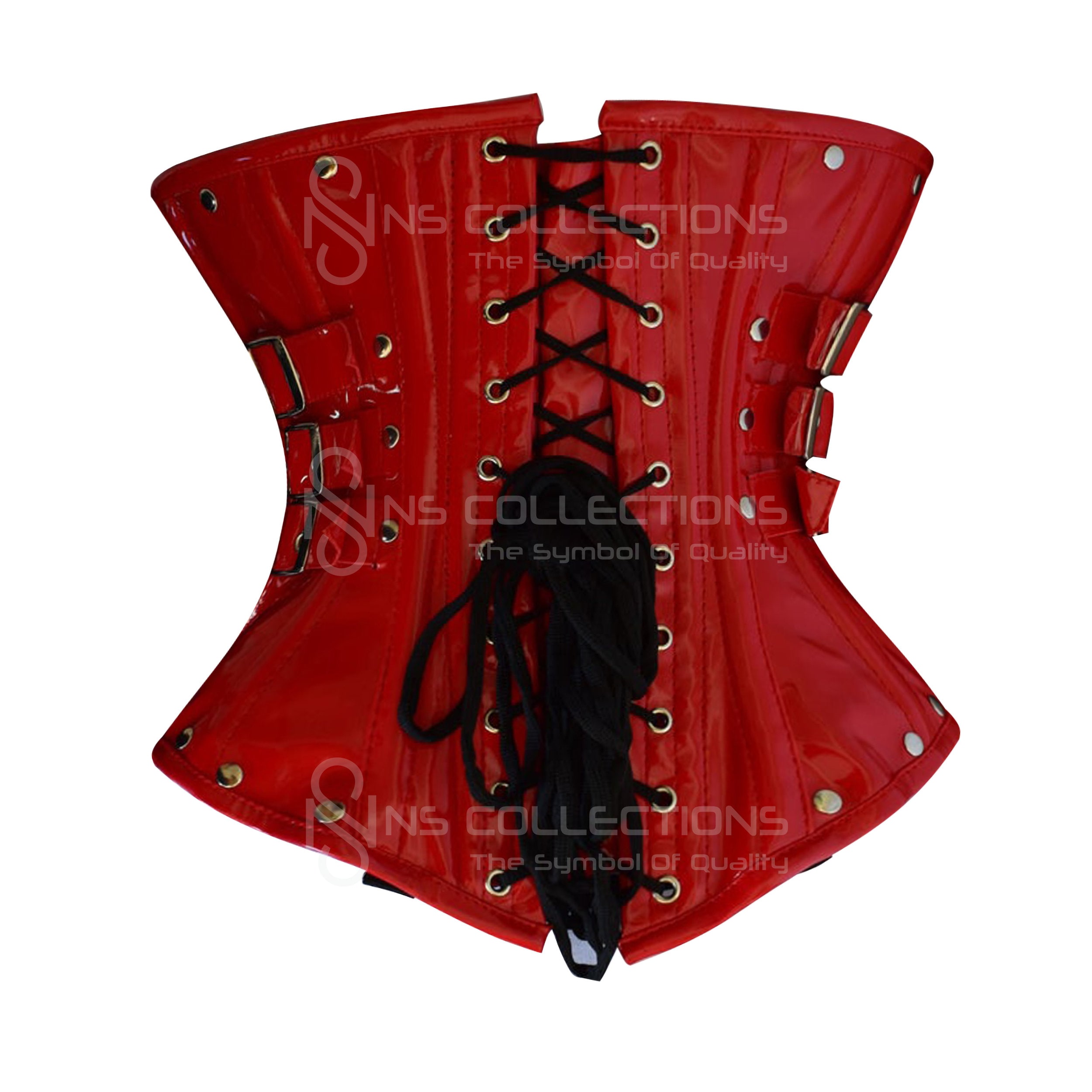 Steel Boned PVC Waist Cincher Waspie Underbust Victorian Sexy Etsy