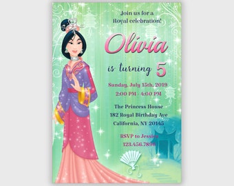 Chinese Birthday Invitations - Etsy