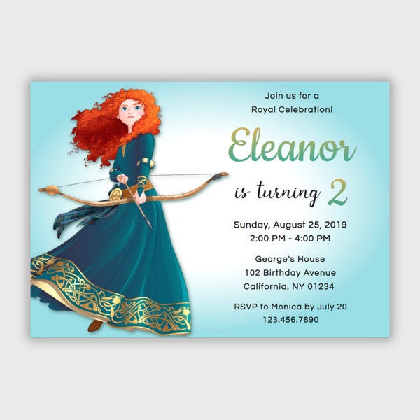 Brave Invitation - Etsy