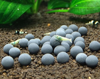 15MM Large Tourmaline Mineral Balls Shrimp Supplement Invertebrates Aquarium Fish Tank , Free Shipping