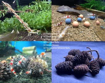 Shrimp food and tannins Pack - Aquarium Shrimp Package