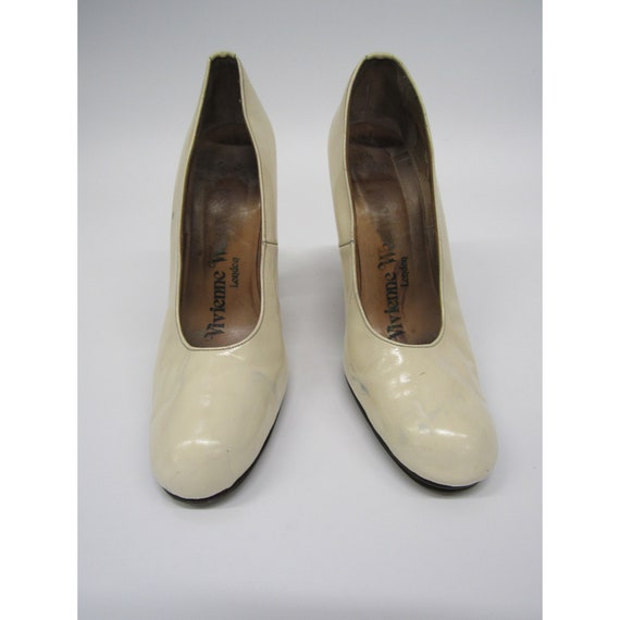 Vintage Vivienne Westwood Cream Patent shoes - image 4