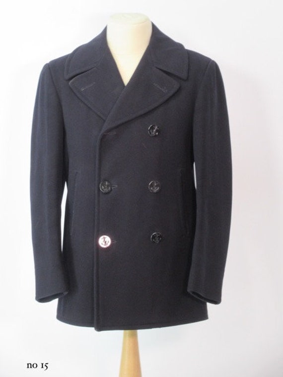 1940/1950's Men vintage Naval coat
