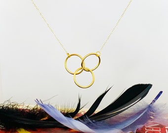 Amulette archésienne de Crescent City | Collier cercles entrelacés | (Fanart : amulette protectrice de Bryce Quinlan, sorcellerie, sorcière).