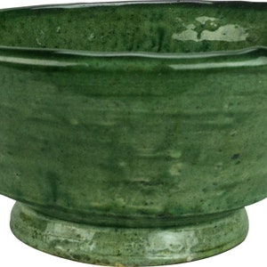 Handmade Moroccan green Bowl Authentic Tamegroute Bowl image 2