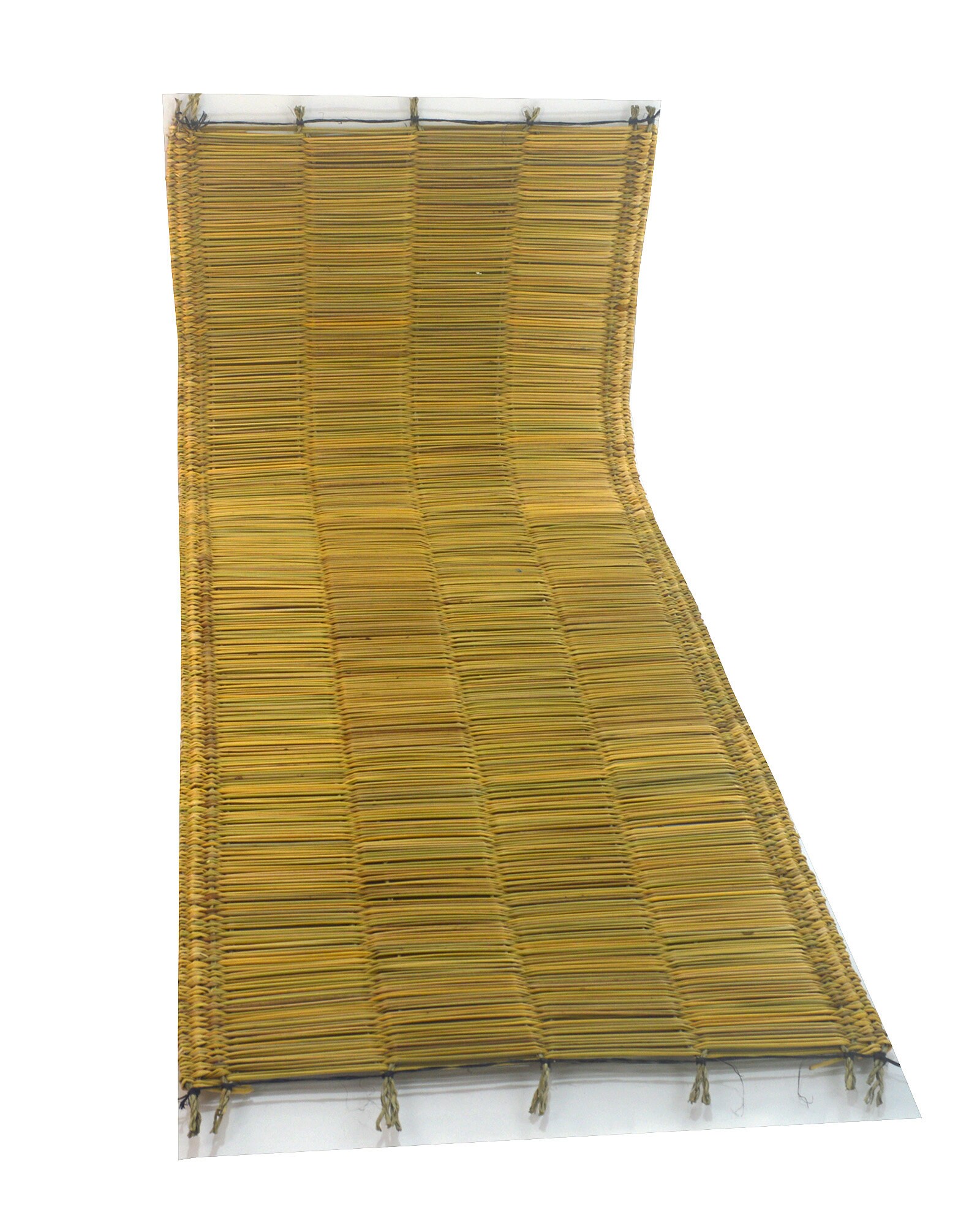 Medium Natural Moroccan Water Reed Floor Mat for Indoor - Rectangular ...