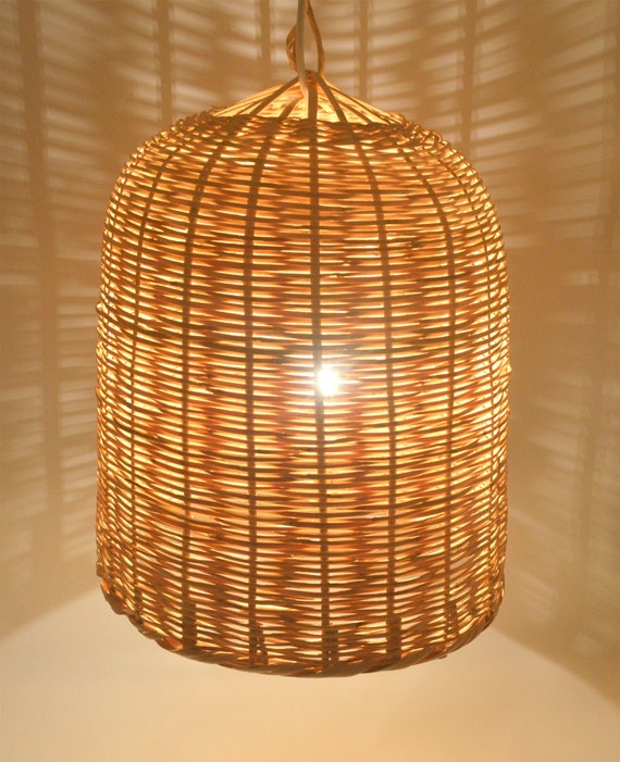 Tube Shape Hand Woven Split Bamboo 