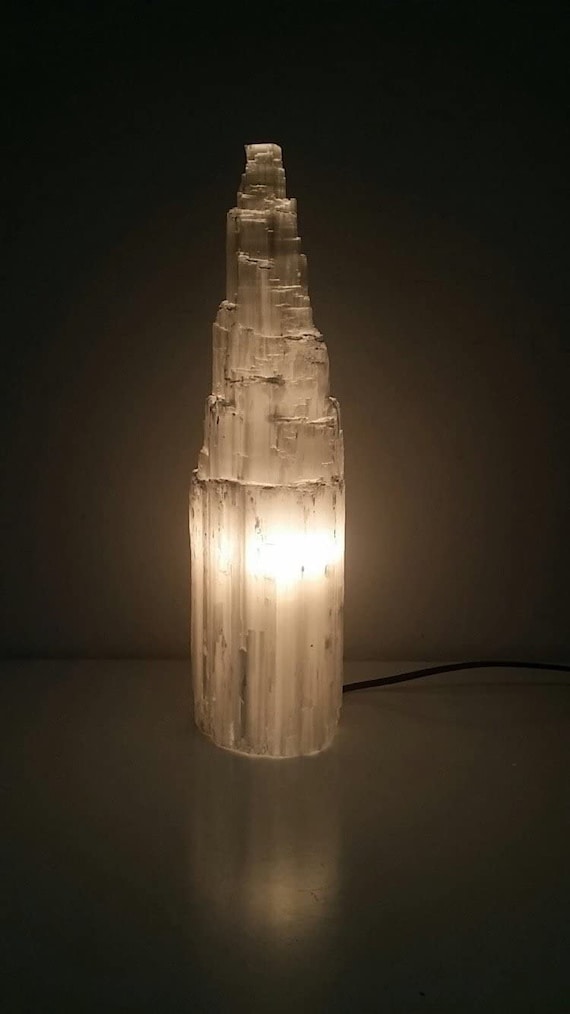 Selenite sale lamp large