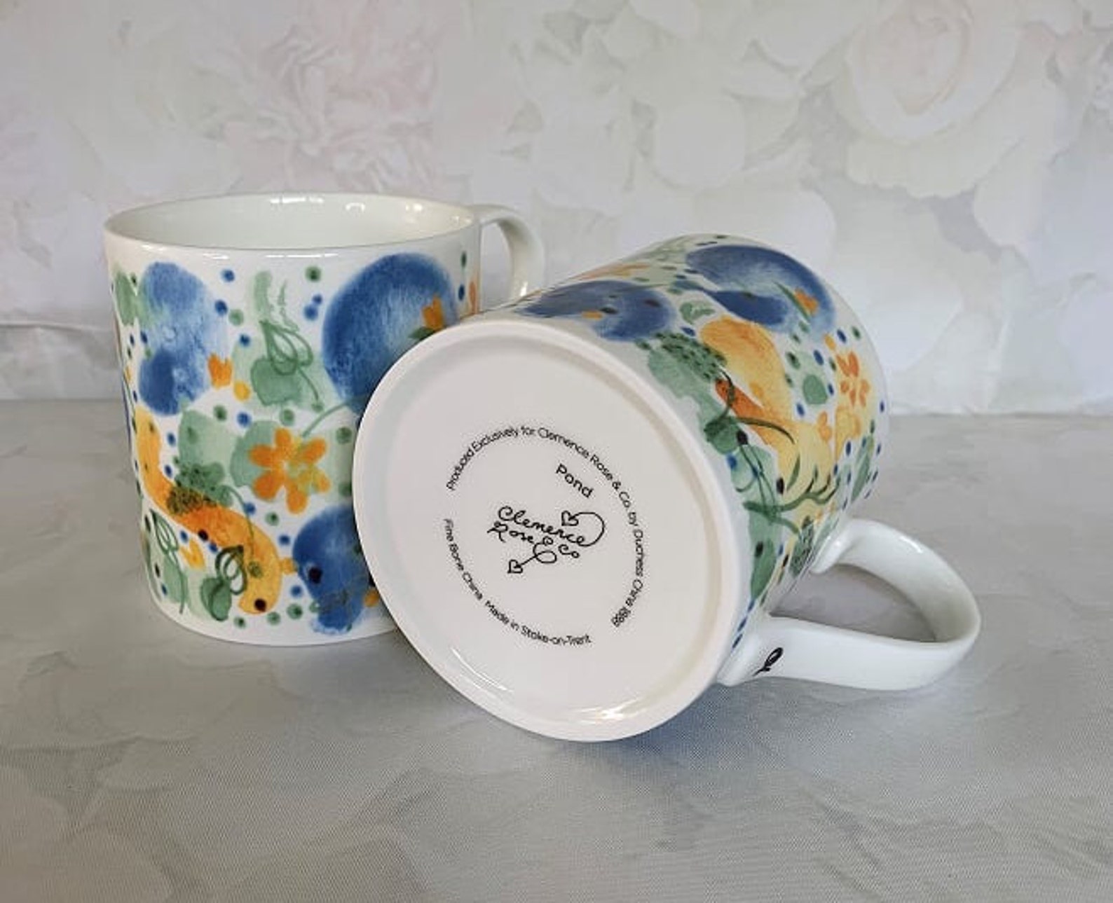 Fine bone china mug British made in stoke on trent hand Etsy