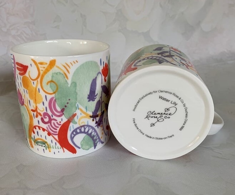 Fine Bone China Mug British Made in Stoke on Trent Hand Etsy