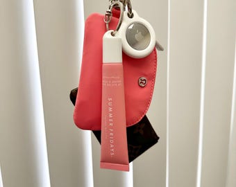 Lip Balm Keychain Holder: Fits Summer Fridays Tube