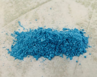 5g Sky blue mica powder , gold pigment powder , mica powders , resin colour , slime , natural mica powder