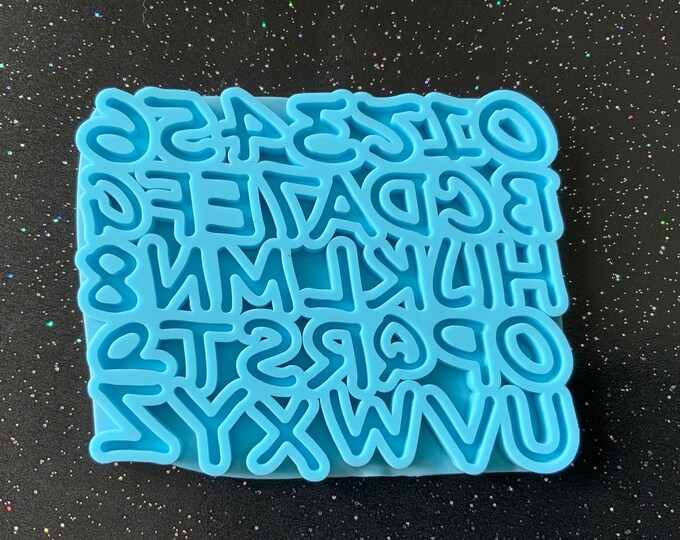 Mini Alphabet Mold Letter Mold Letter Keychain Mold Etsy