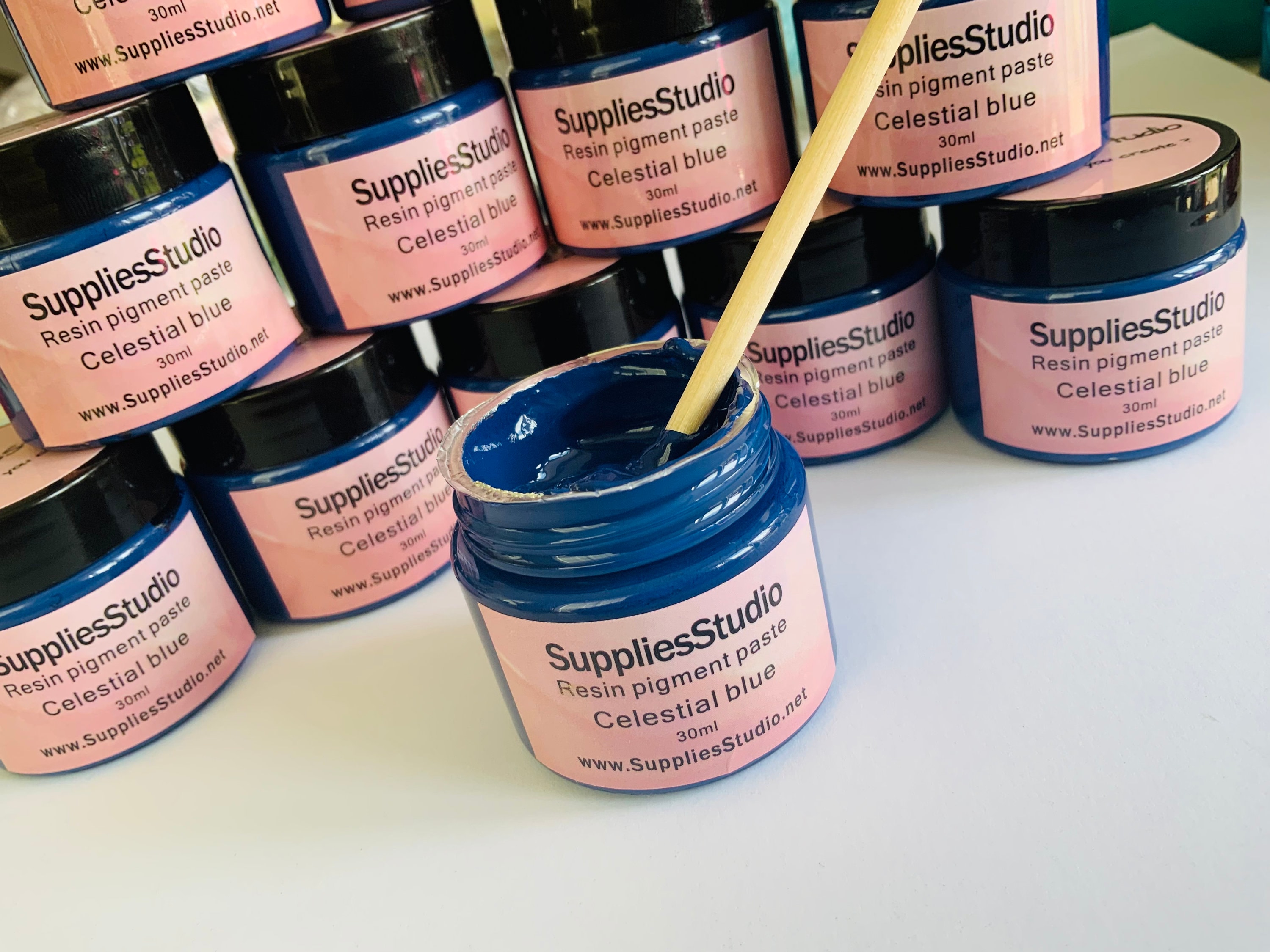 Highly Concentrated Gold Epoxy Pigment Paste , Resin , Resin Pigment ,  Resin Epoxy Paste , Suppliesstudio , Craft Supplies 