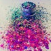 Bubblegum chameleon  Chunky glitter , colour shift glitter , resin supplies , nail art glitter , craft supplies , 