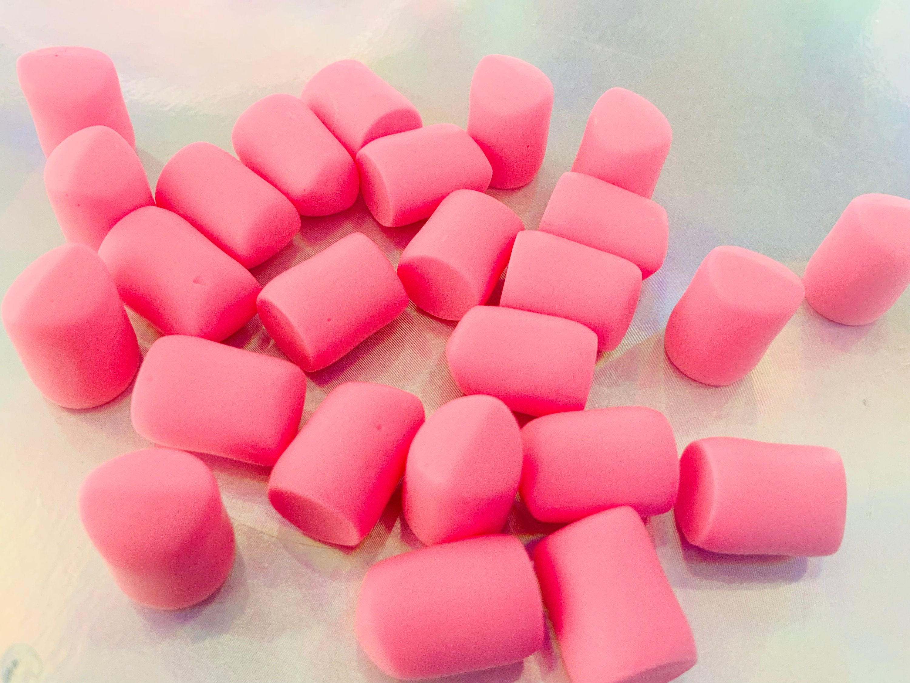 Pink Pastel Marshmallow Foam Beads 