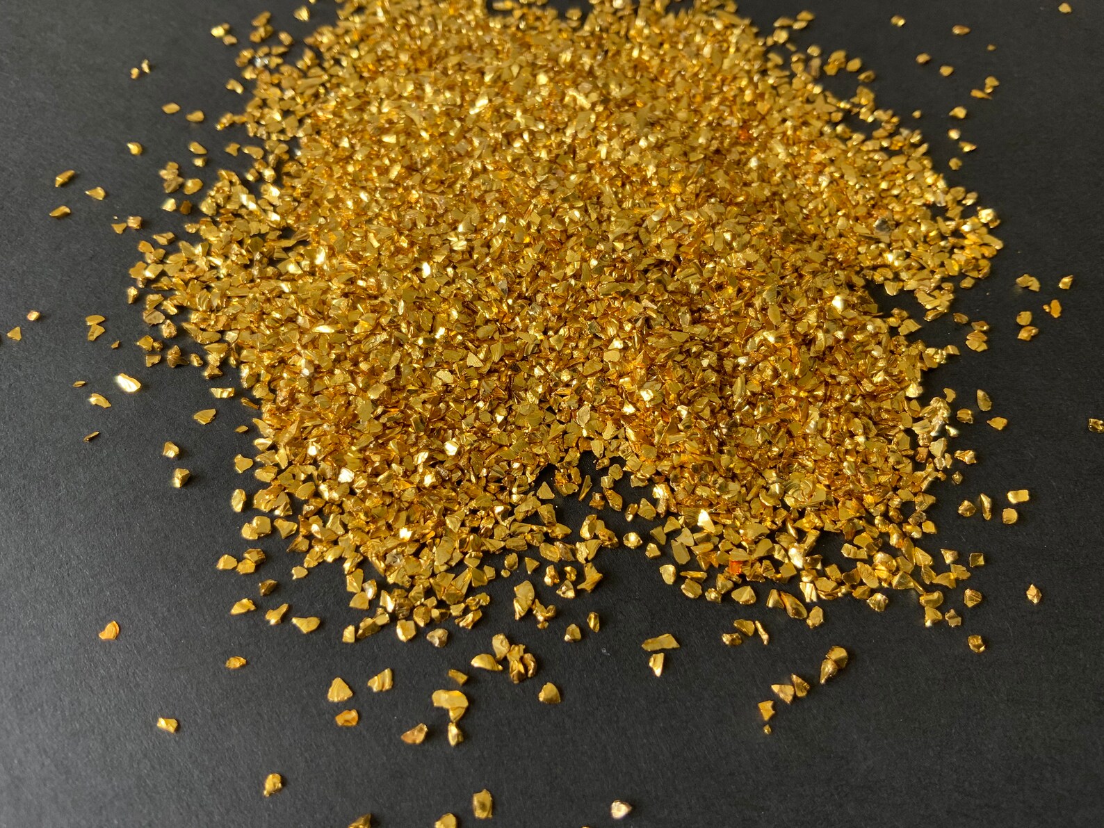 20g Crushed Gold Gravel Crushed Glass Craft Supplies - Etsy