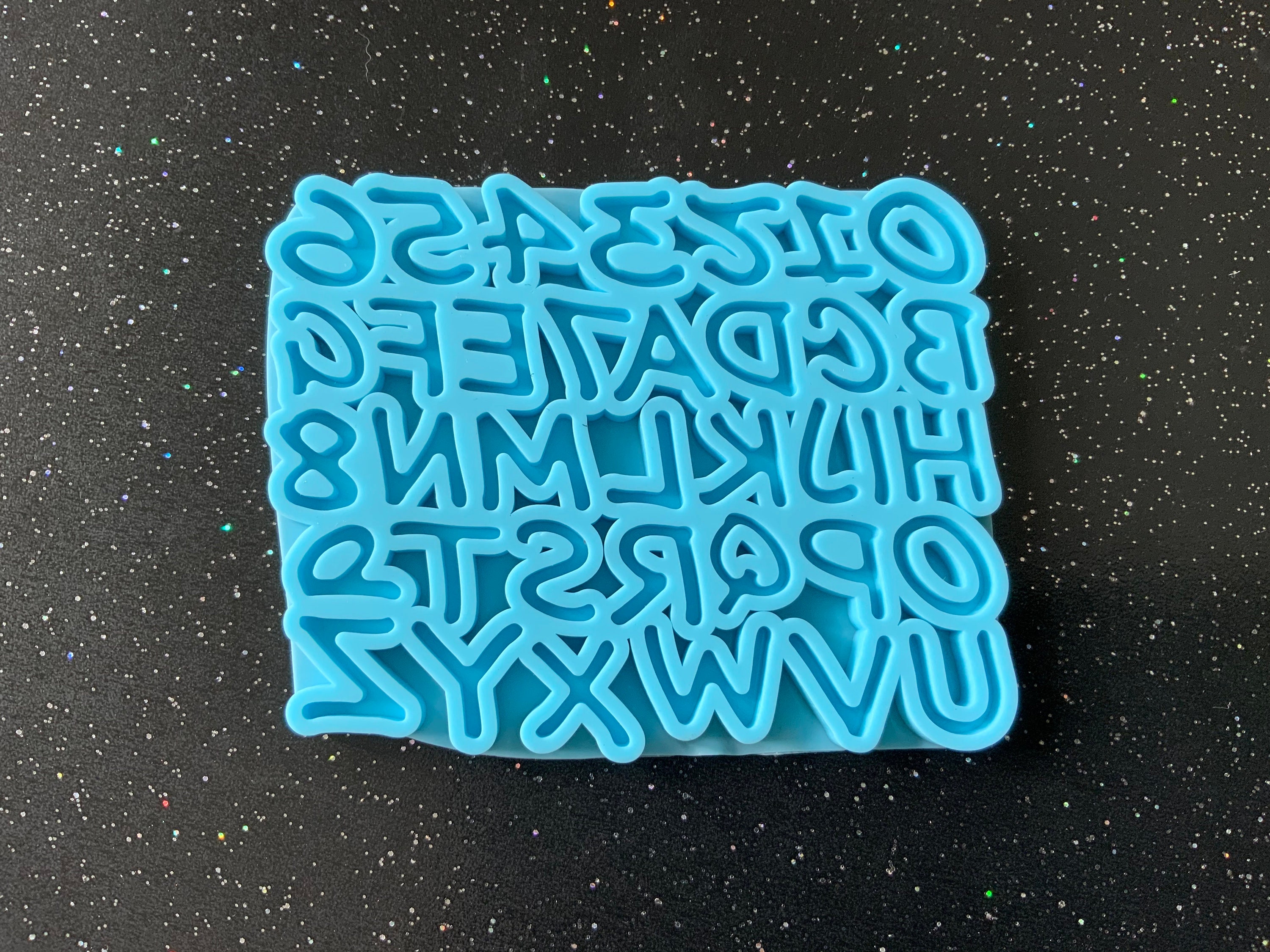 Mini alphabet mold letter mold letter keychain mold Etsy