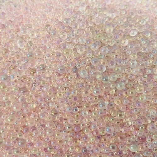 Pink Glass Bubbles Tiny Glass Bubbles Shaker Filler Etsy UK