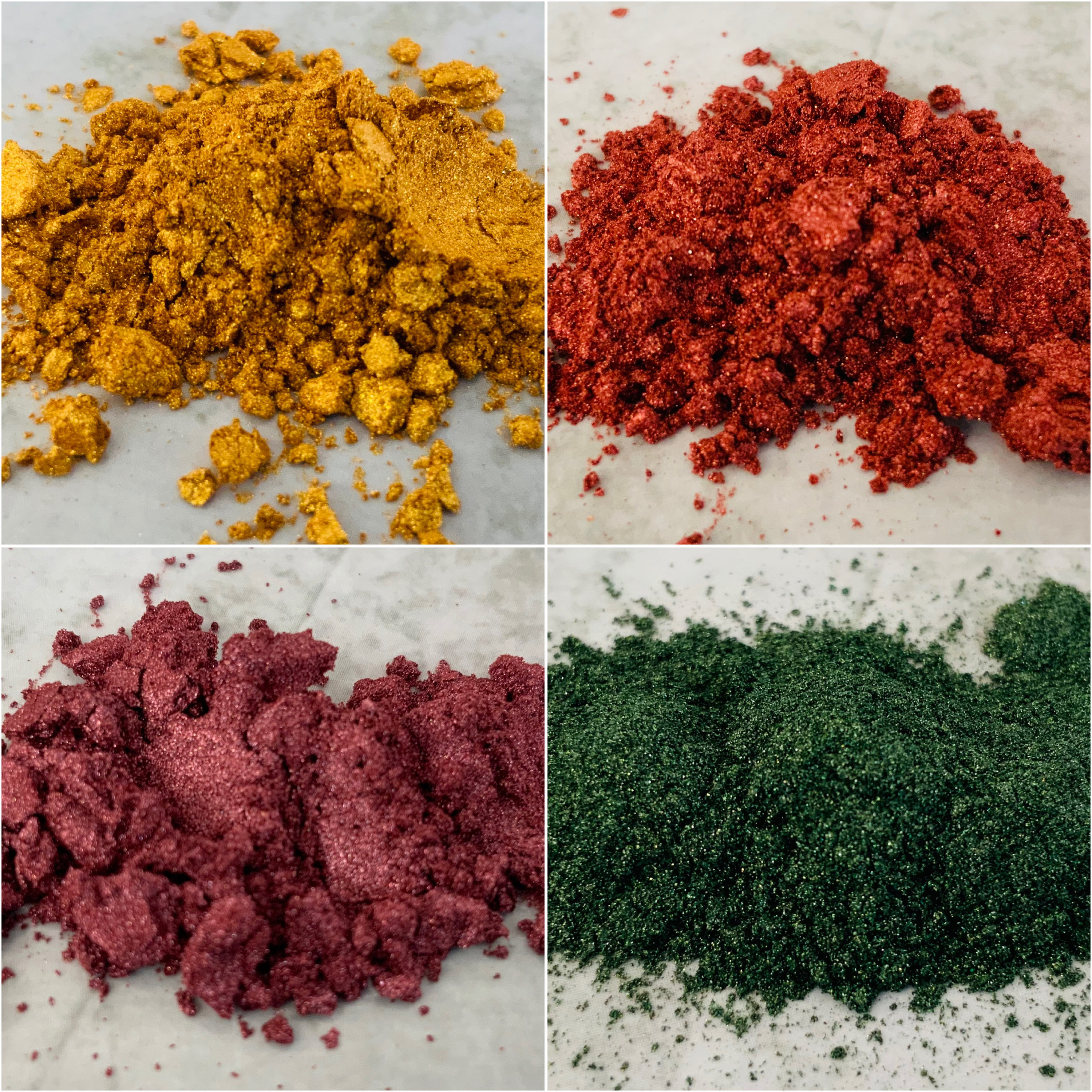 Mica Powder, Colour Pigment for Epoxy Resin, Soap Making, Candle Making,  Resin Art, Black Pigment, Green Mica, Mica Colouring, Blue, Purple 