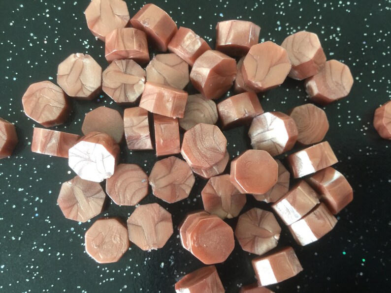 wax sealing beads 20pcs Bronze wax beads for metal stamping wax stamps