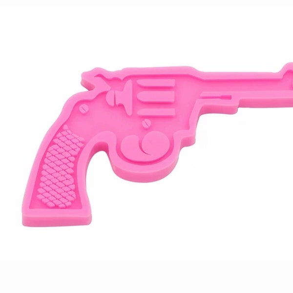 Pistol mould , gun mold , keyring mould , pistol resin moulds , diy jewellery mould , resin art