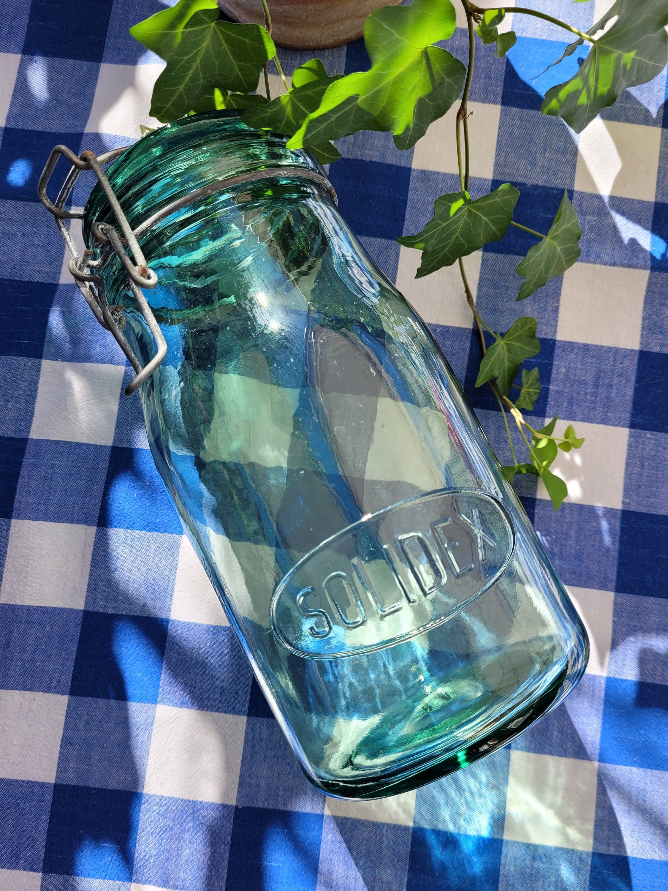 Bocal Vintage Solidex 1L Vert