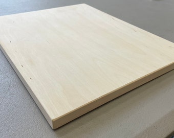 Cabinet door, Birch veneer, Contemporary Slab Door, Custom Size, Paint-grade, Unfinished