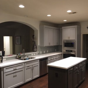 Custom Kitchen Cabinets, Shaker Cabinet Style, Custom Color Selection, Custom Cabinets