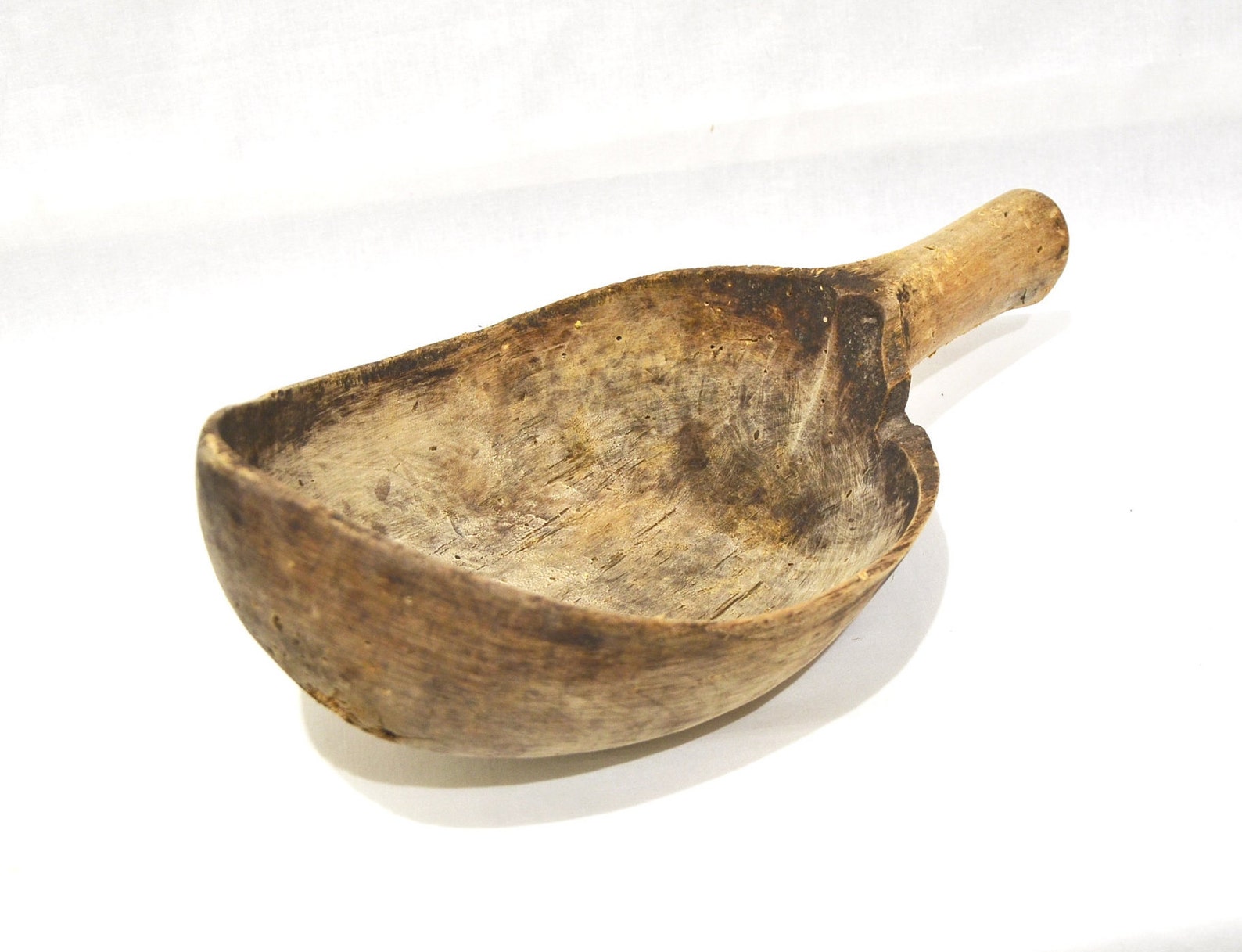 Vintage Large grain scoop / Vintage Wooden Scoop / kitchen | Etsy