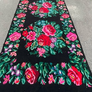 Very big Floral Rug, Area Rug, living room Rug, Design Rug, decor rug
