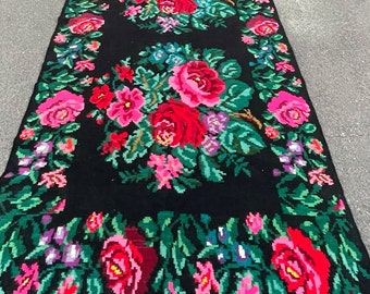 Very big Floral Rug, Area Rug, living room Rug, Design Rug, decor rug