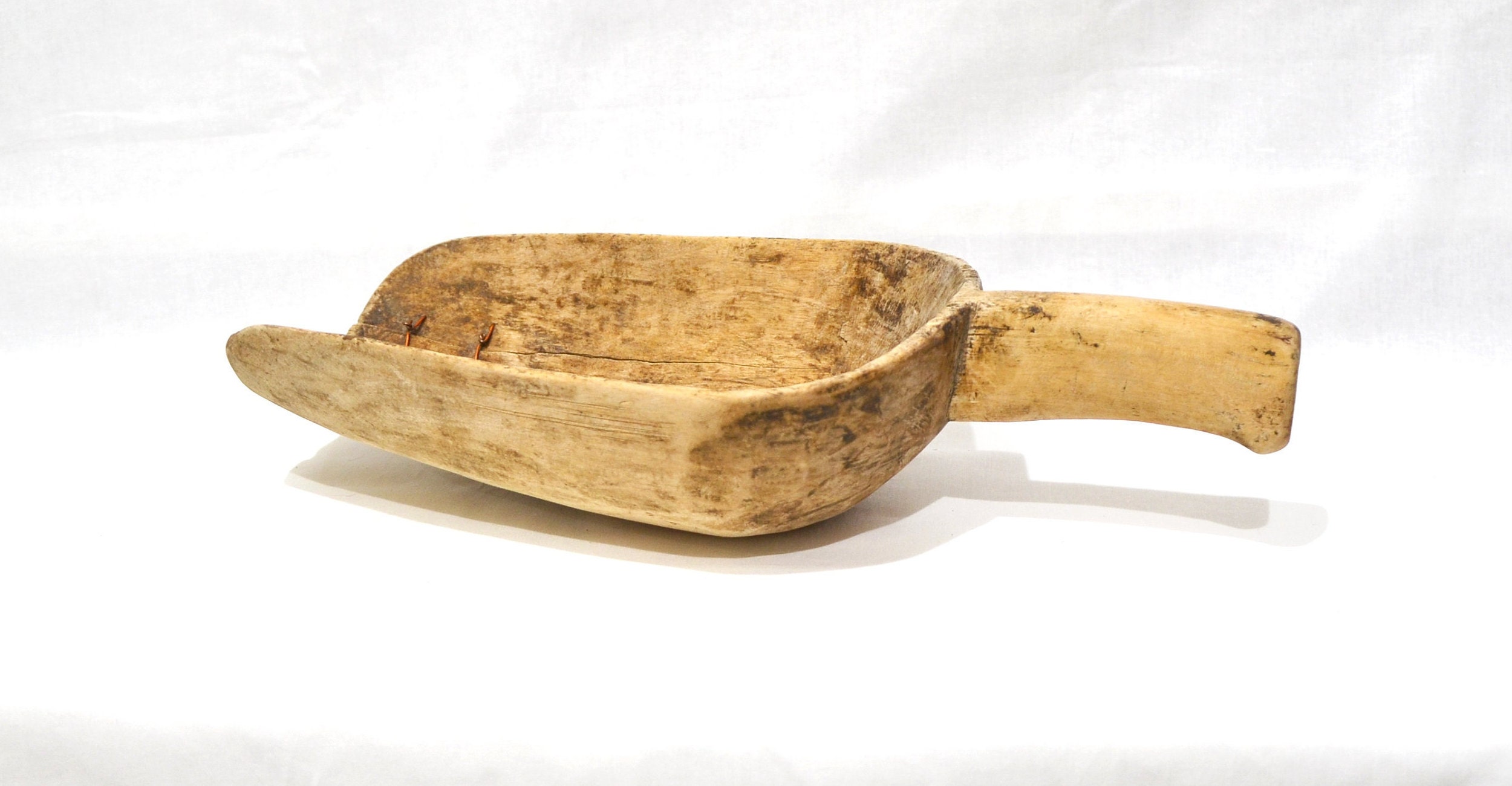 Vintage Large grain scoop / Vintage Wooden Scoop / kitchen | Etsy