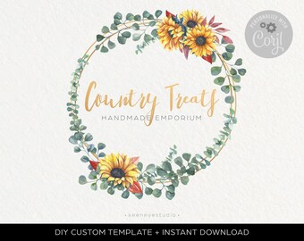 Sunflower Logo Etsy
