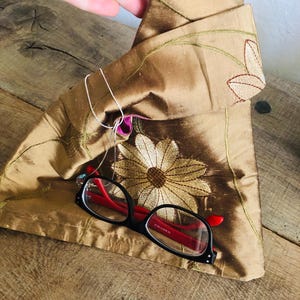 Japanische Knotentasche Kleine Handtasche Essentials Nur Geldbörse 100% Seide Knotentasche Freisprech-Handtasche
