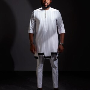 Agbada for men, African Agbada, African wedding suit, African men&#39;s clothing,2pieces suit.
