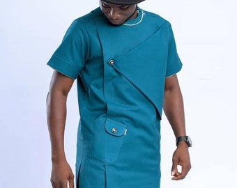 Vêtements africains pour hommes, ensembles 2pics pour hommes, tissu en coton, différentes tailles et couleurs, vêtements pour hommes, toutes les occasions, costume de mariage, tenue autochtone