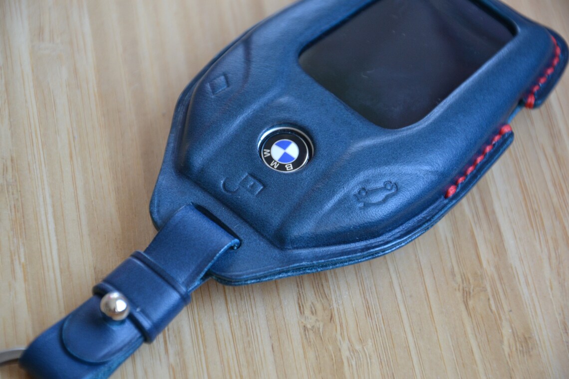 BMW display Key Case Leather Key Fob for 5 series / 7series Etsy
